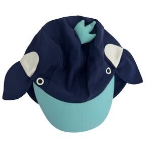 Cat & Jack Shark Swim Hat Blue Size 12-18 Months
